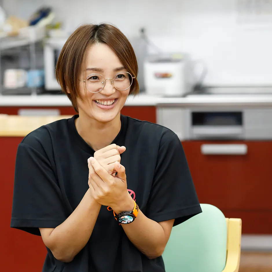 看護師［訪問看護］ U.Kさんインタビューの様子（1）