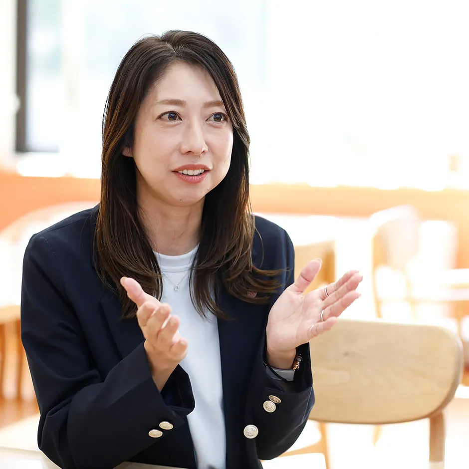 エリアマネージャー M.Hさんインタビューの様子（1）