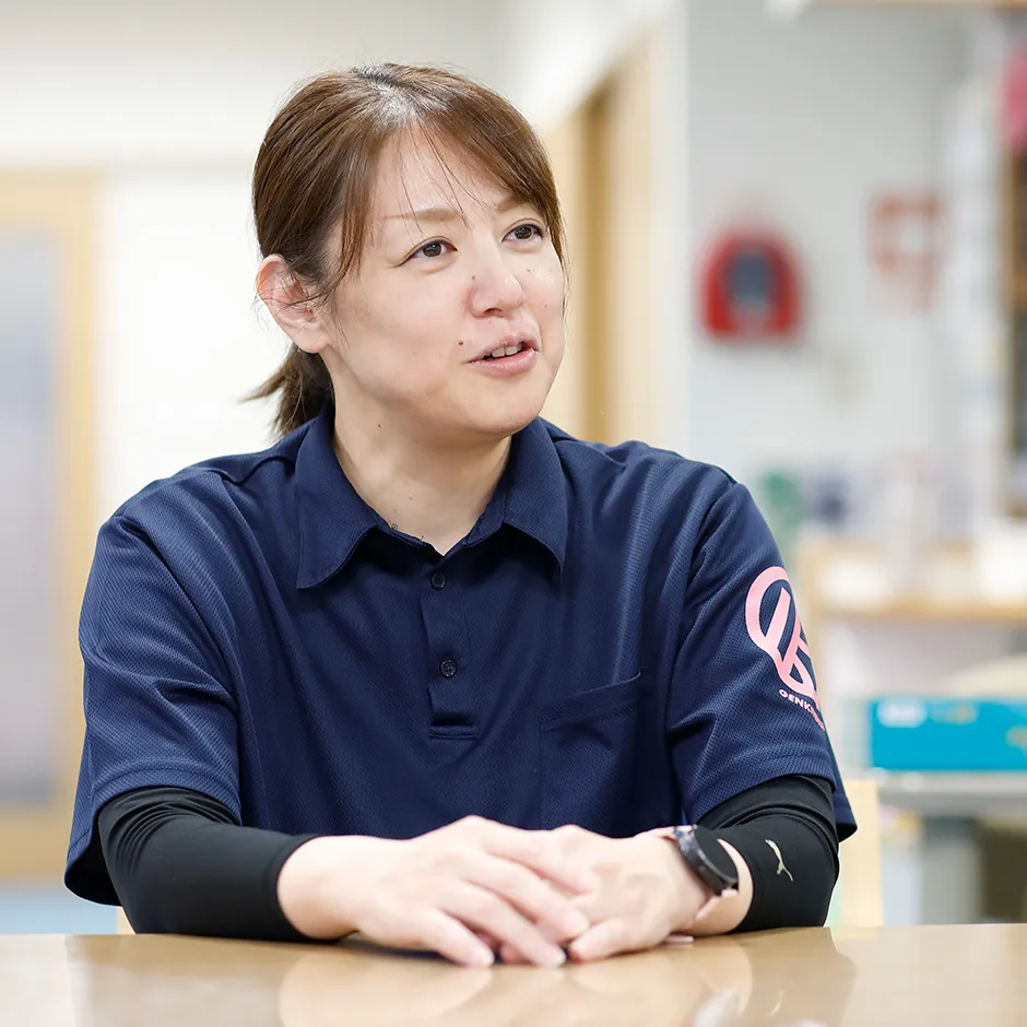 介護士［住宅型有料老人ホーム］ K.Hさんインタビューの様子（1）