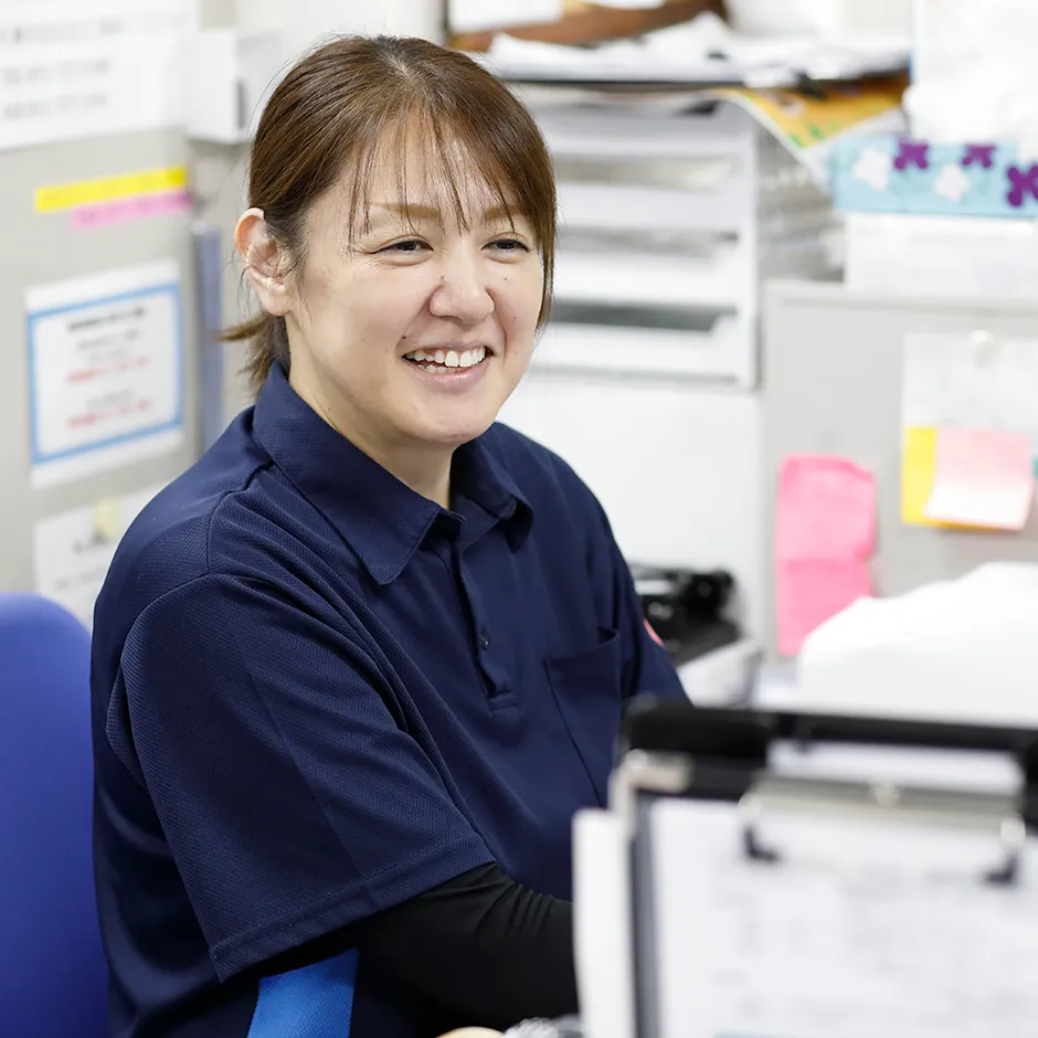 介護士［住宅型有料老人ホーム］ K.Hさんインタビューの様子（3）